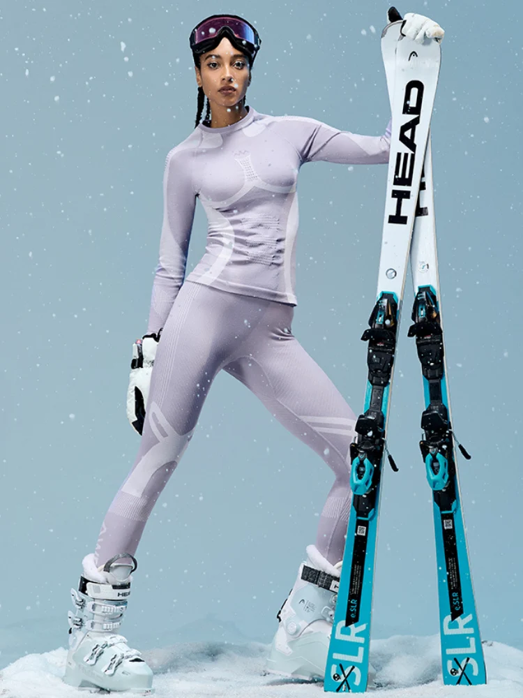 AWEX Merino Quick-Dry Purple Base Layer - Women's