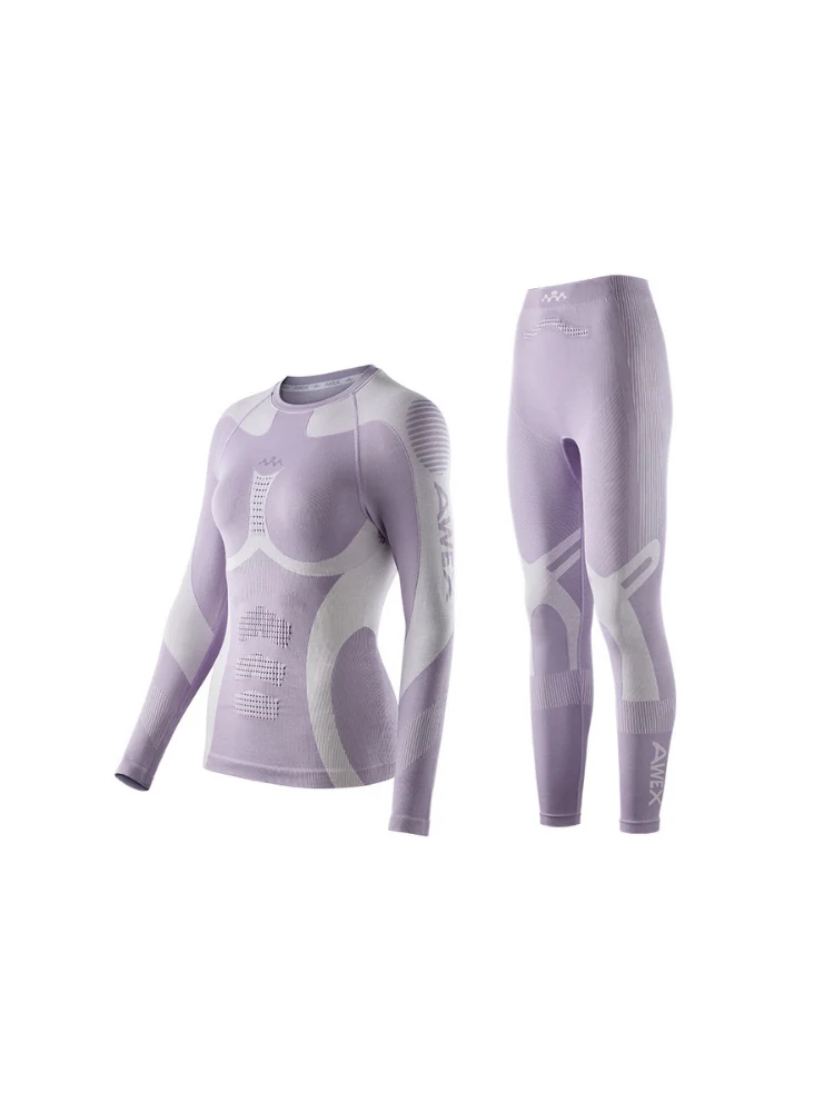 AWEX Merino Quick-Dry Purple Base Layer - Women's - Image 11