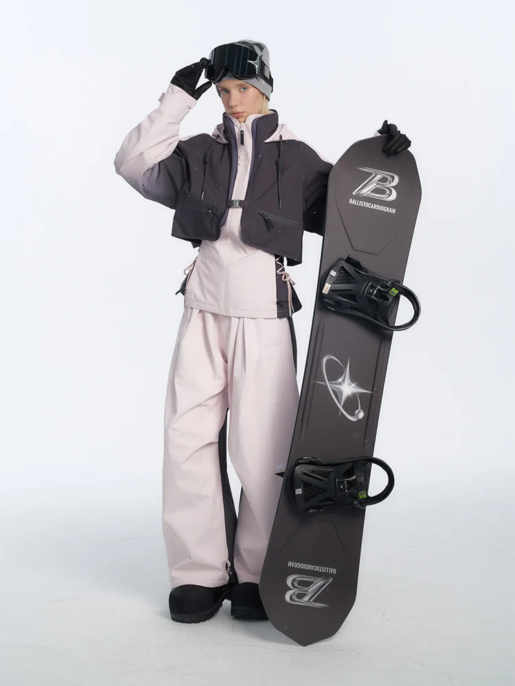 BCG Ballet Bound Pink Baggy Ski Pants - Women's - Image 6