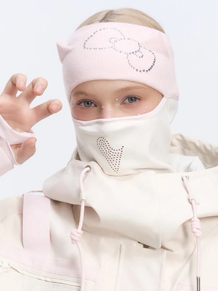 BCG UPF50+ Pink Headband Ski Balaclava - Women's - Image 3