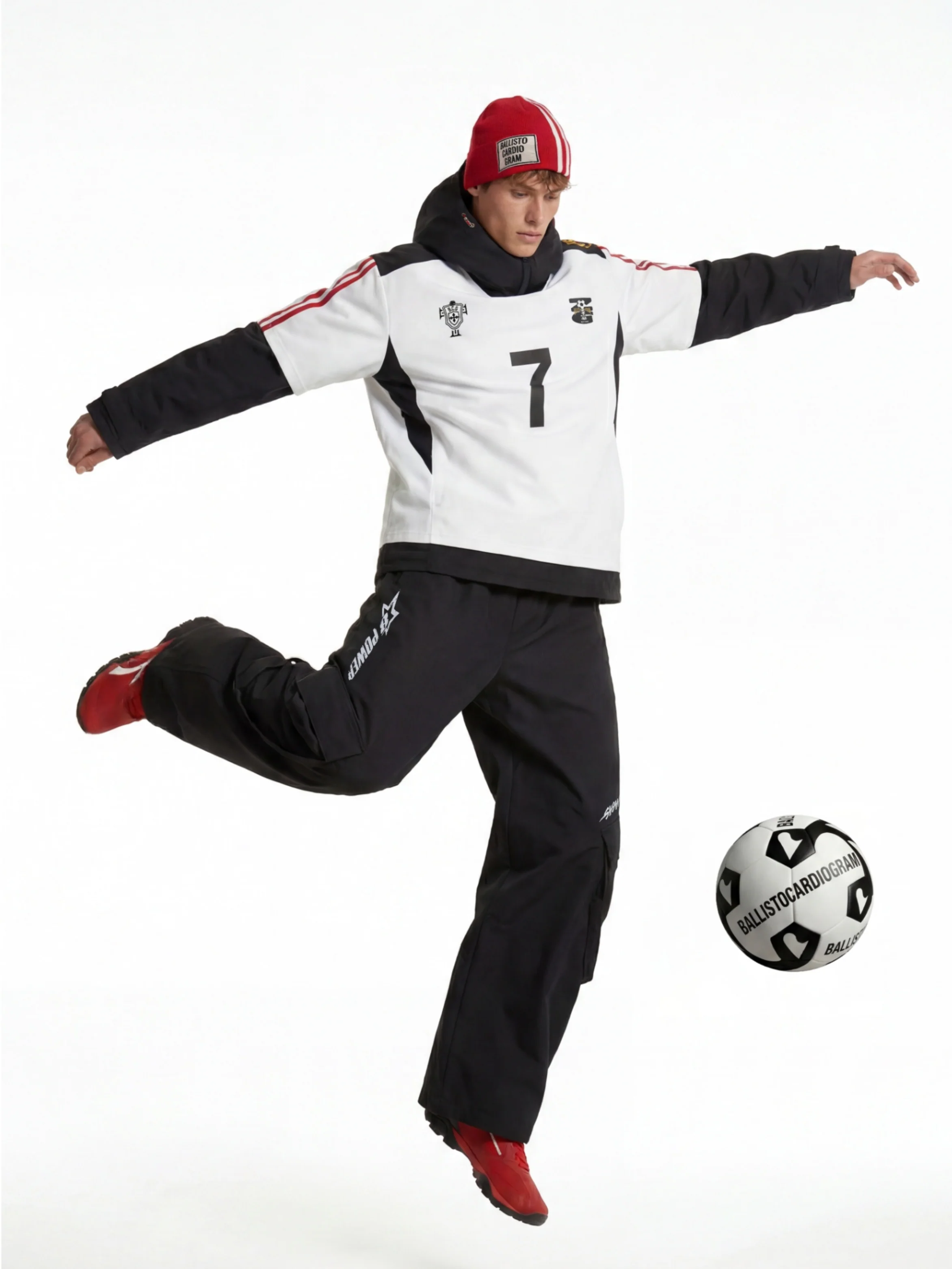 BCG No.7 Street Goal Oversized Snow Hoodie – Unisex