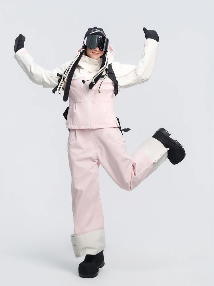 BCG Vintage Sailor Pink Bibs - Women's - Image 7