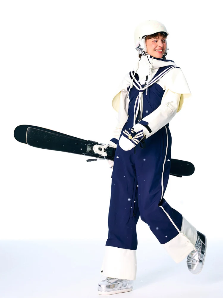 BCG Vintage Sailor Ski Bibs - Women's - Image 10