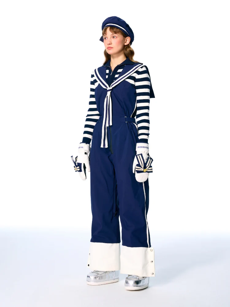 BCG Vintage Sailor Ski Bibs - Women's - Image 3