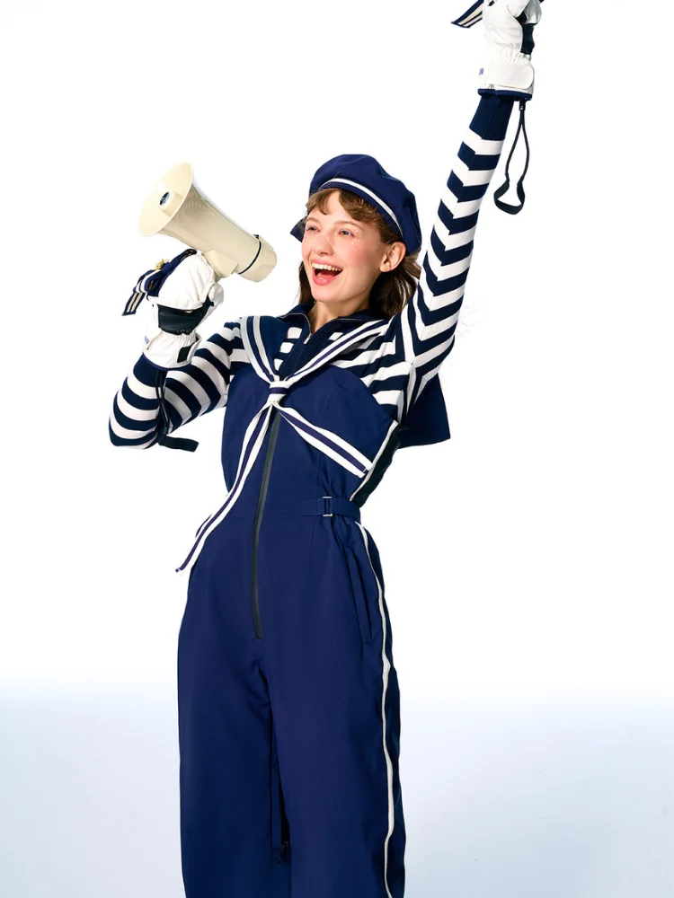 BCG Vintage Sailor Ski Bibs - Women's - Image 6