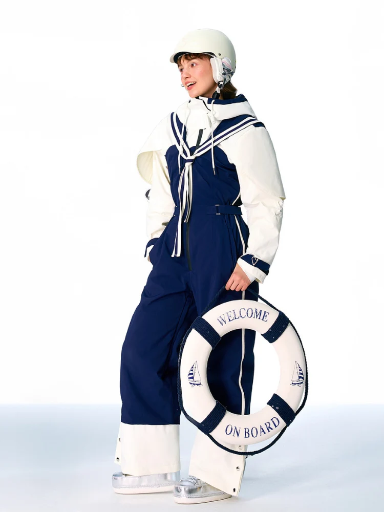 BCG Vintage Sailor Ski Bibs - Women's - Image 8