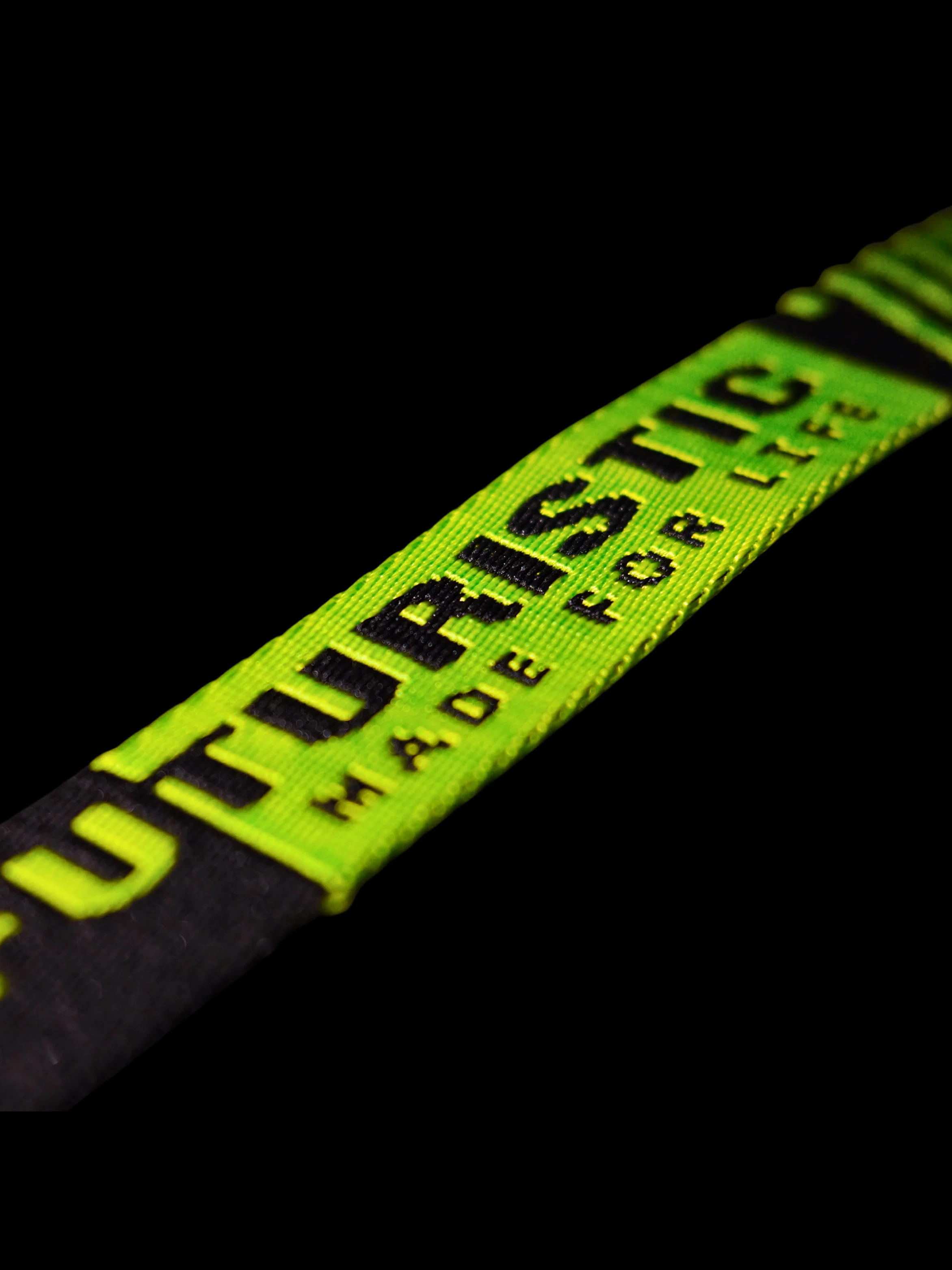 BONK Neon Stripe Jacquard Webbing Belt - Image 4