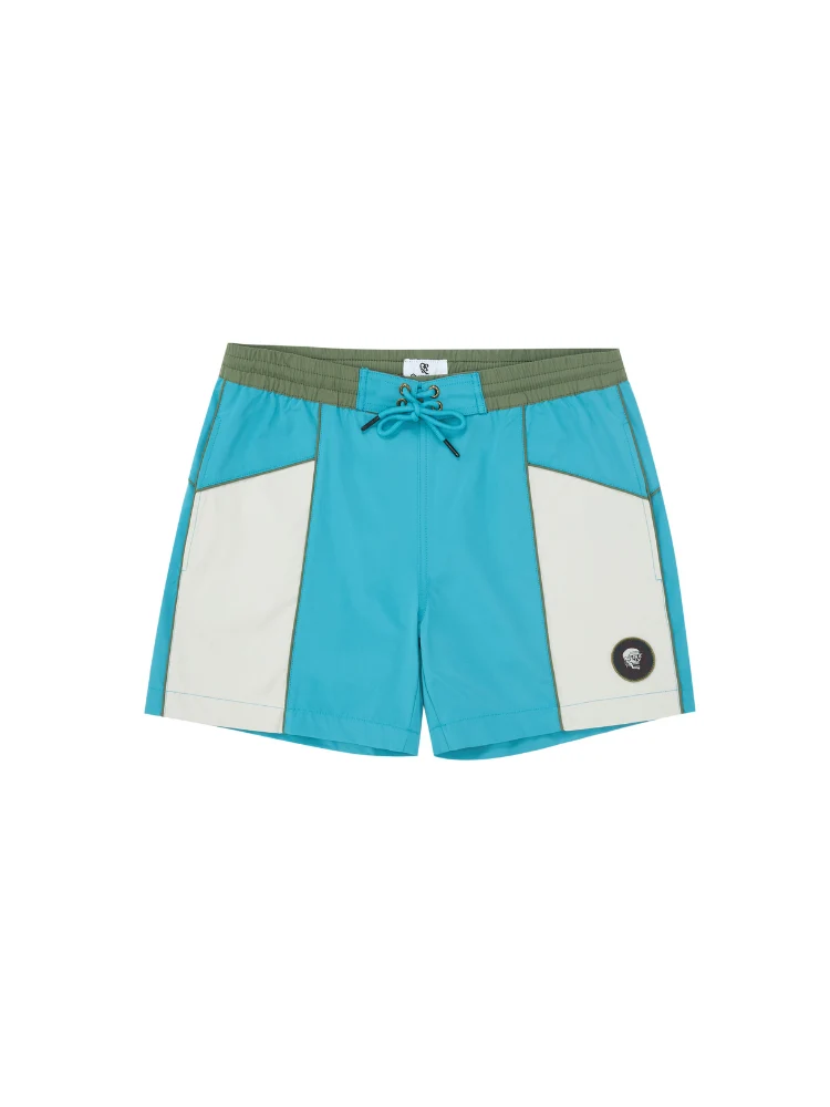 CHILLHANG Bold Patchwork Board Shorts - Unisex - Image 15