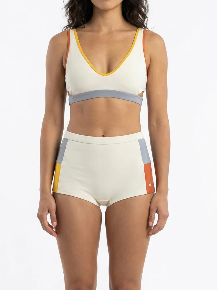 CHILLHANG Colorblock Sporty Boyshort Bikini Set - Women's - Image 4
