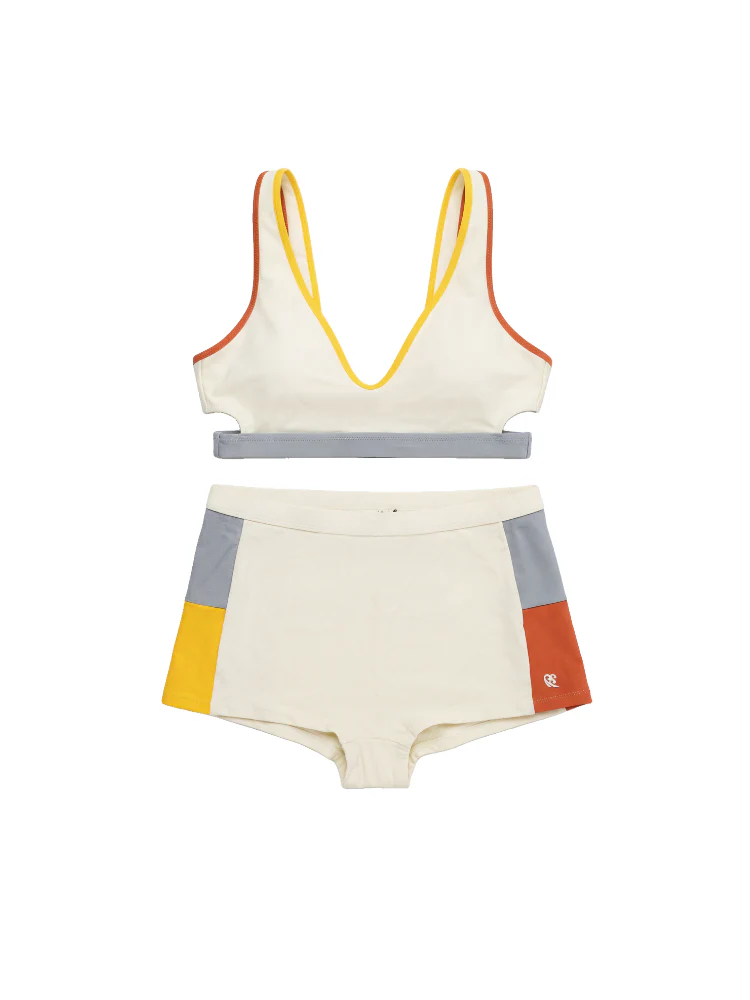 CHILLHANG Colorblock Sporty Boyshort Bikini Set - Women's - Image 8