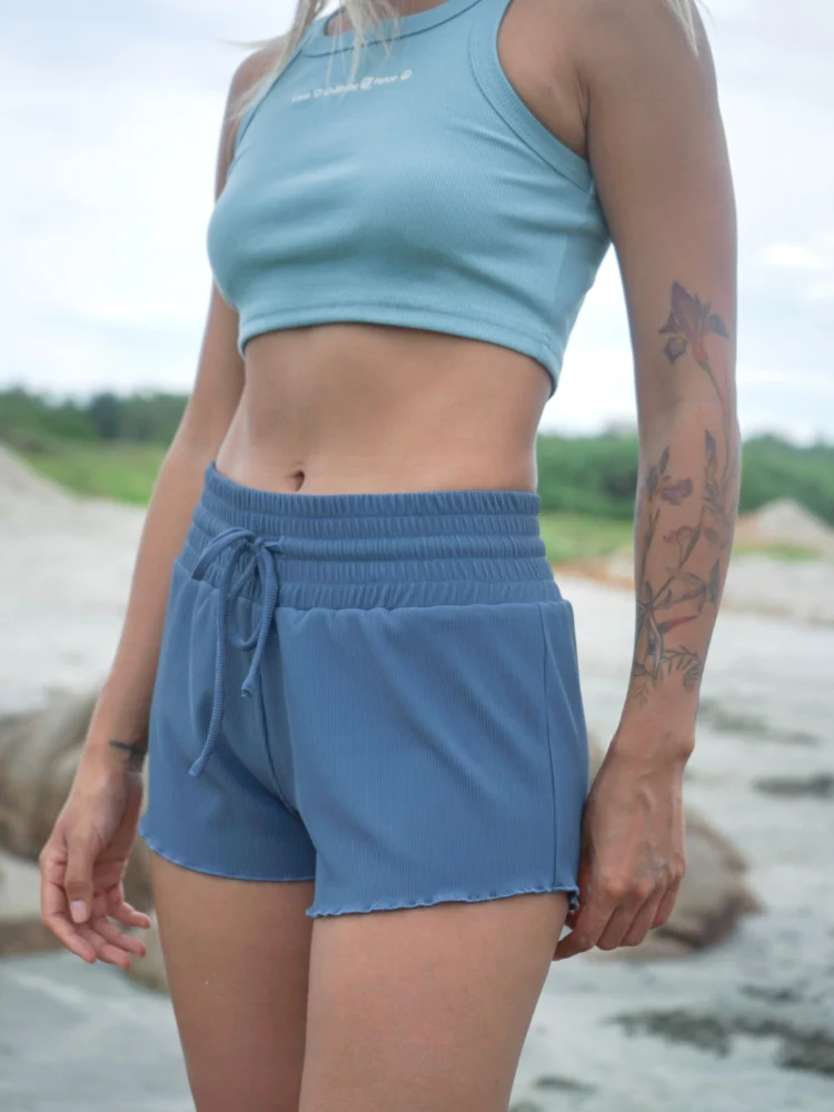 CHILLHANG Comfy Ruffle Board Shorts - Women's - Image 3