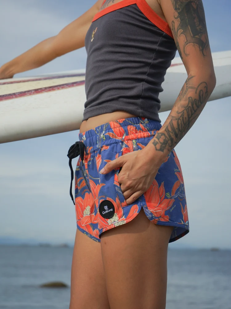 CHILLHANG Floral Quick-Dry Board Shorts - Women's - Image 5
