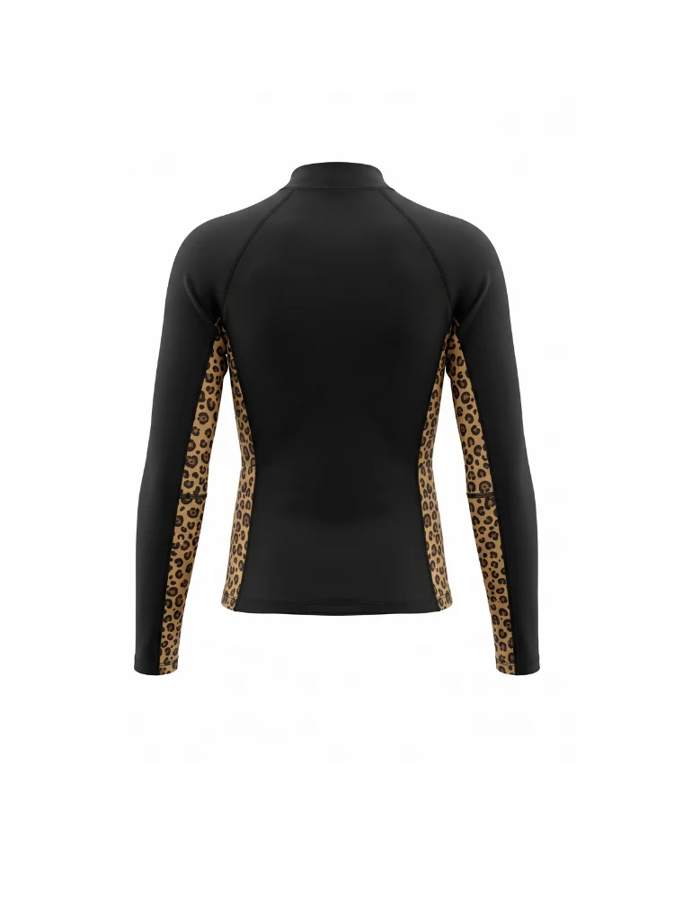 CHILLHANG Leopard Long Sleeve Rash Guard - Women's - Image 14