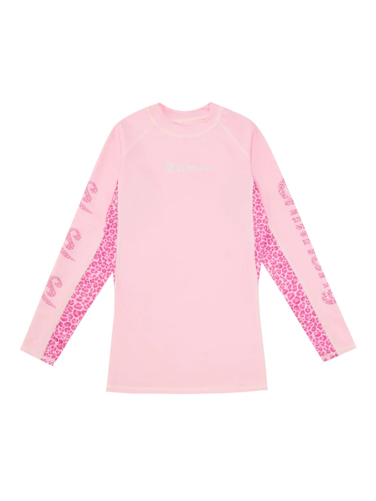 CHILLHANG Leopard Long Sleeve UV Rash Guard - Women's - Image 17