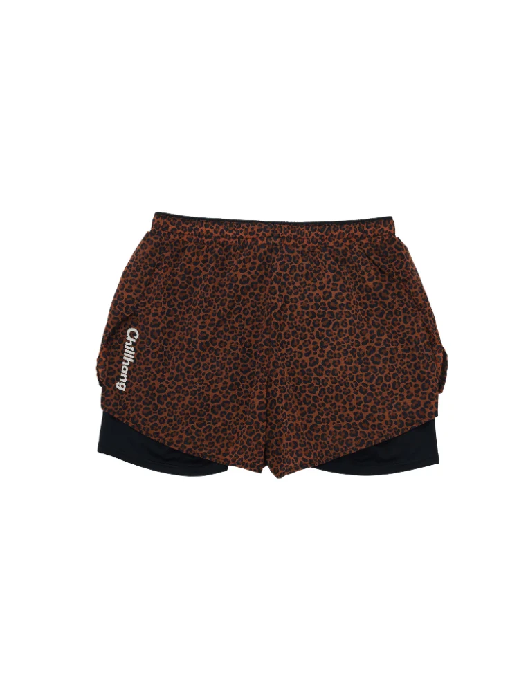 CHILLHANG Leopard Wild Running Shorts - Men's - Image 14