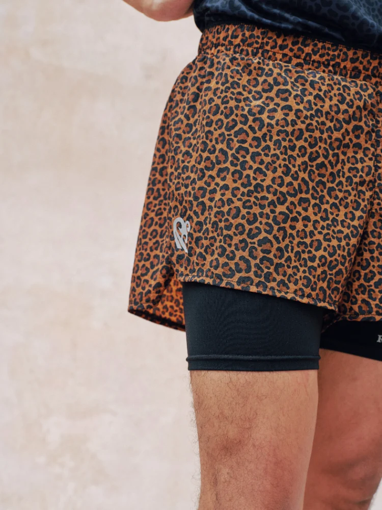 CHILLHANG Leopard Wild Running Shorts - Men's - Image 3