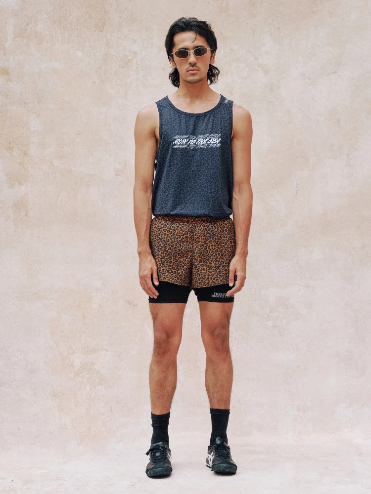 CHILLHANG Leopard Wild Running Shorts - Men's - Image 5