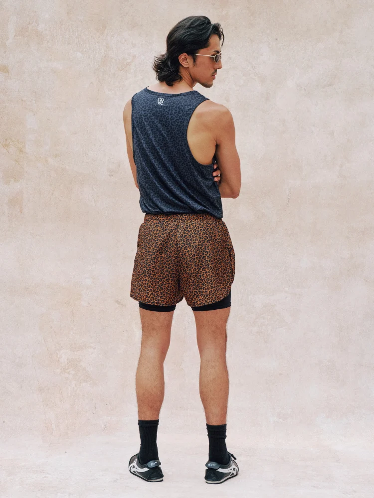 CHILLHANG Leopard Wild Running Shorts - Men's - Image 6
