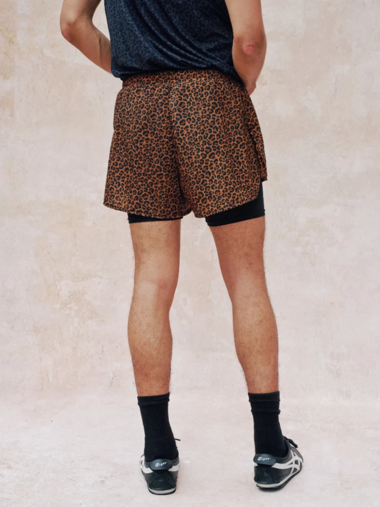 CHILLHANG Leopard Wild Running Shorts - Men's - Image 7