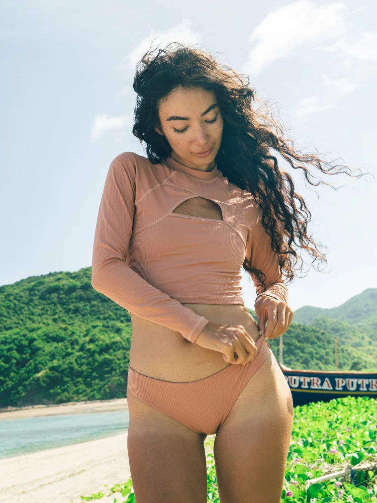 CHILLHANG Magic Tape Long Sleeve Swimsuit - Women's - Image 8