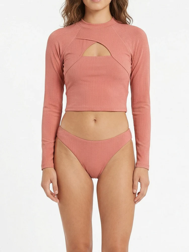 CHILLHANG Magic Tape Long Sleeve Swimsuit - Women's - Image 9
