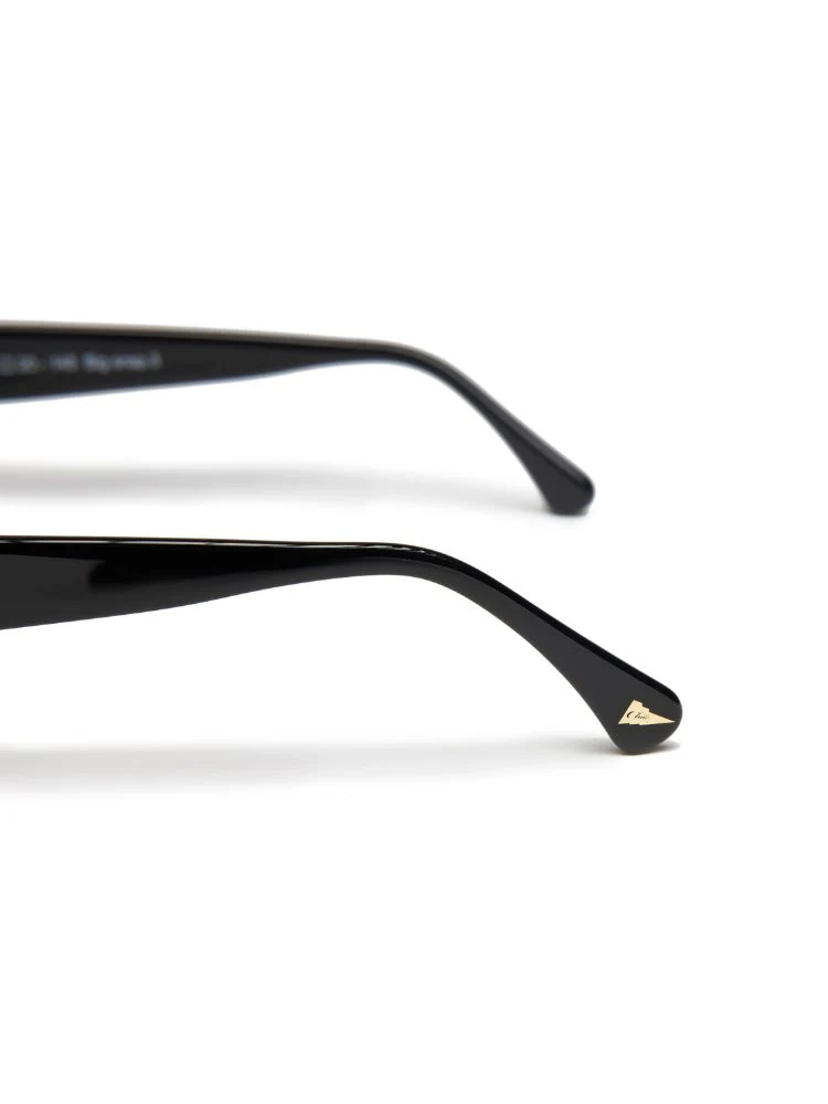 CHILLHANG Oval Island Style Sunglasses - Black Frame - Image 7