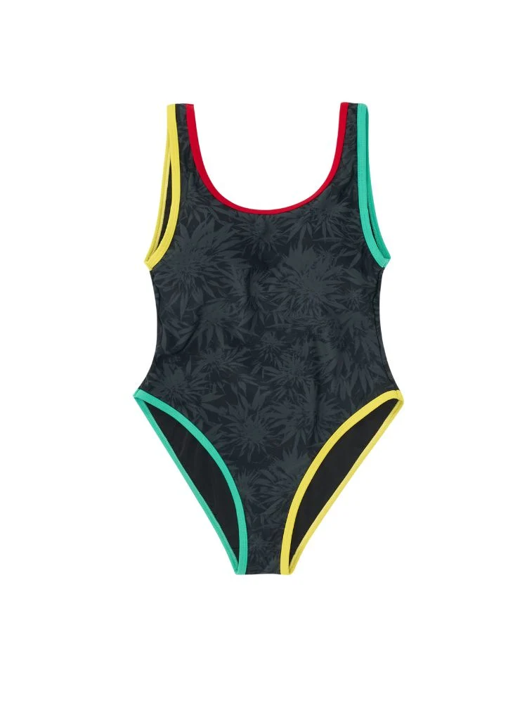 CHILLHANG Palm Tree High Cut One Piece Swimsuit - Image 16