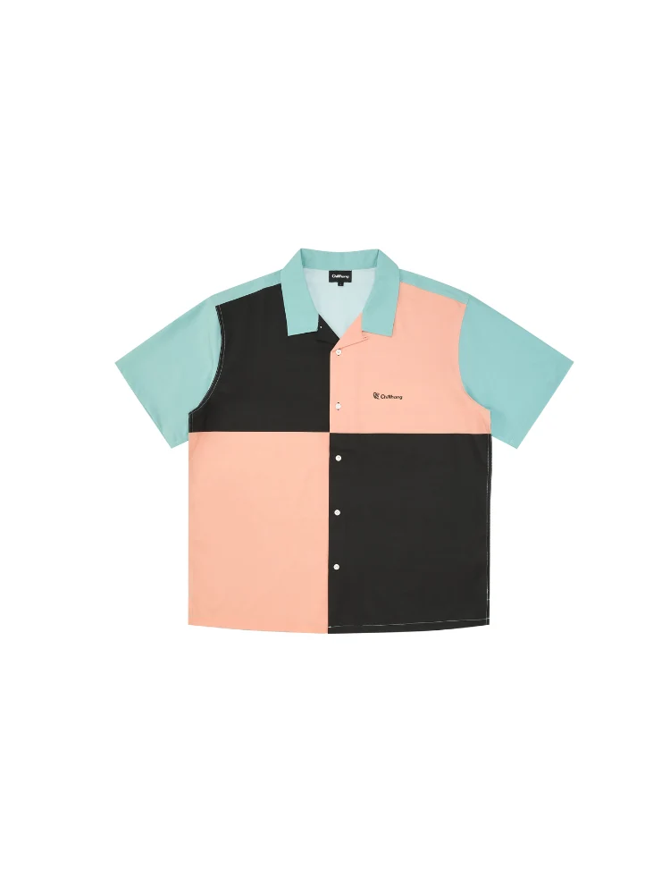 CHILLHANG Retro Colorblock Cuba Shirt - Unisex - Image 10
