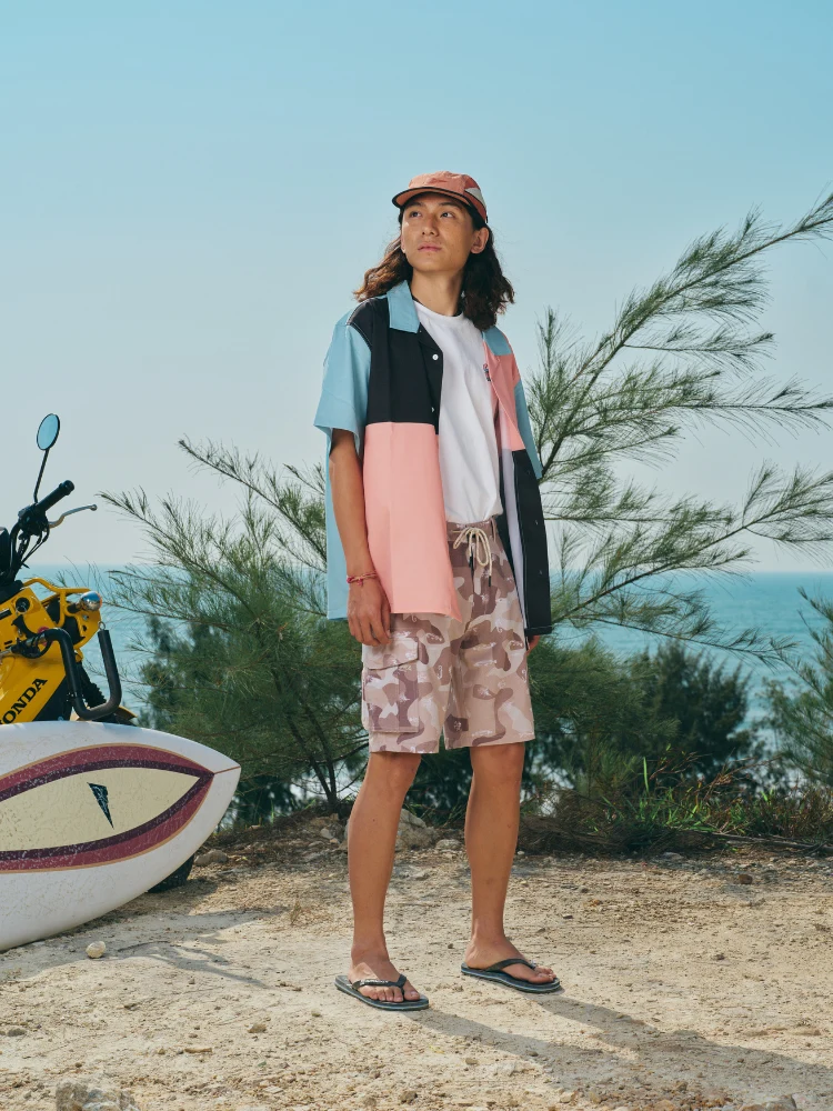 CHILLHANG Retro Colorblock Cuba Shirt - Unisex - Image 5