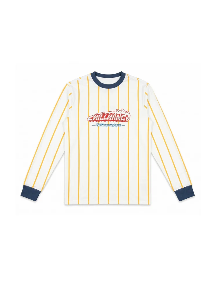 CHILLHANG Retro Moto Striped UPF 50+ Shirt – Men’s - Image 7