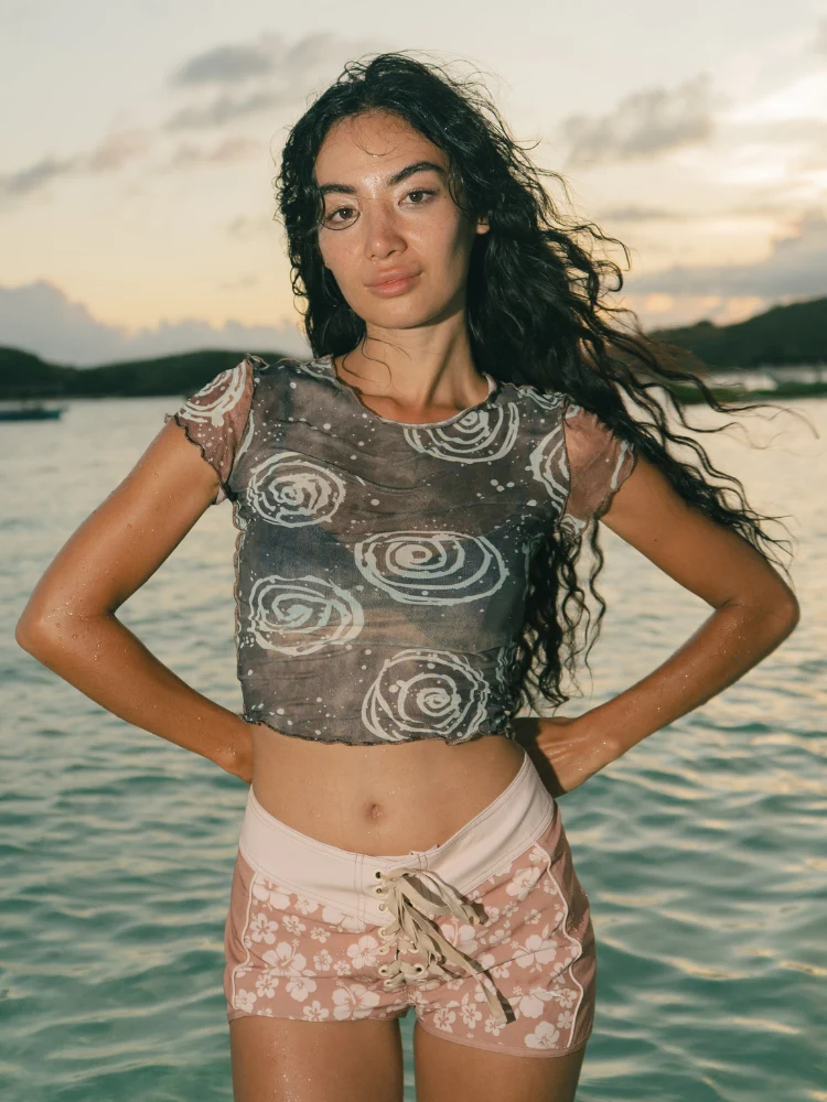 CHILLHANG Short-Sleeve Mesh Rash Guard - Women's - Image 5