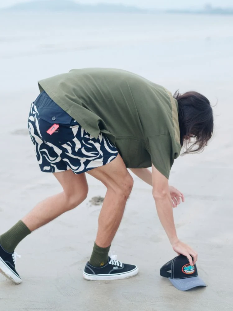 CHILLHANG Skate Style Vintage Board Shorts - Men's - Image 5