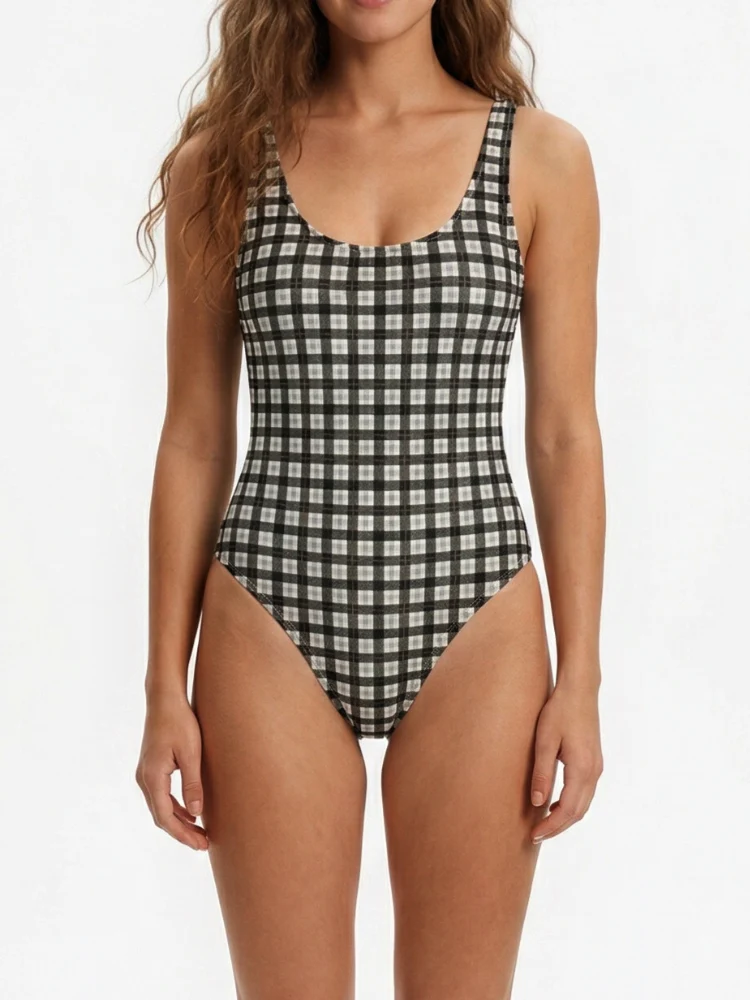 CHILLHANG Vintage High Cut One-Piece Swimsuit - Image 12