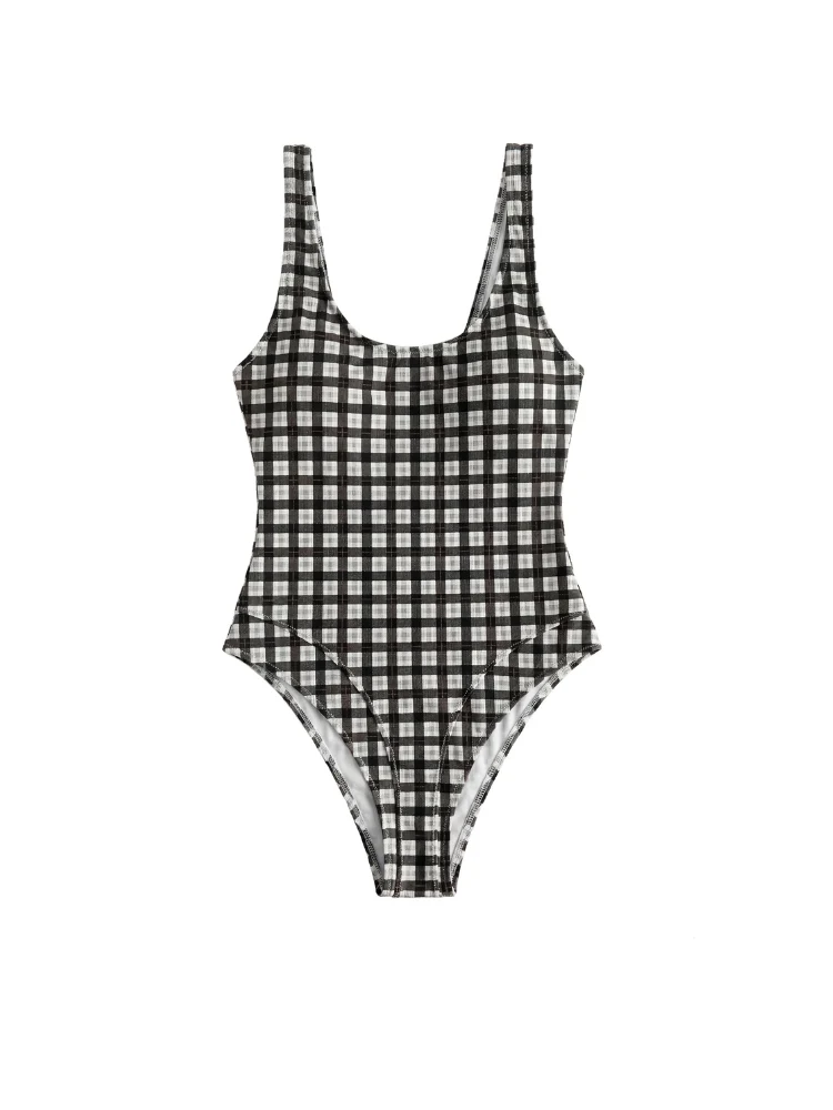 CHILLHANG Vintage High Cut One-Piece Swimsuit - Image 14