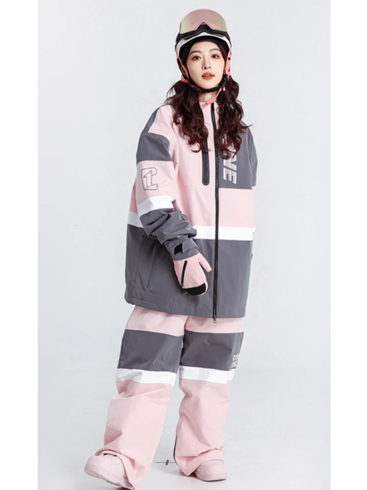 Cosone Glimmer Baggy Style Outdoor Snow Pants - Unisex - Image 4