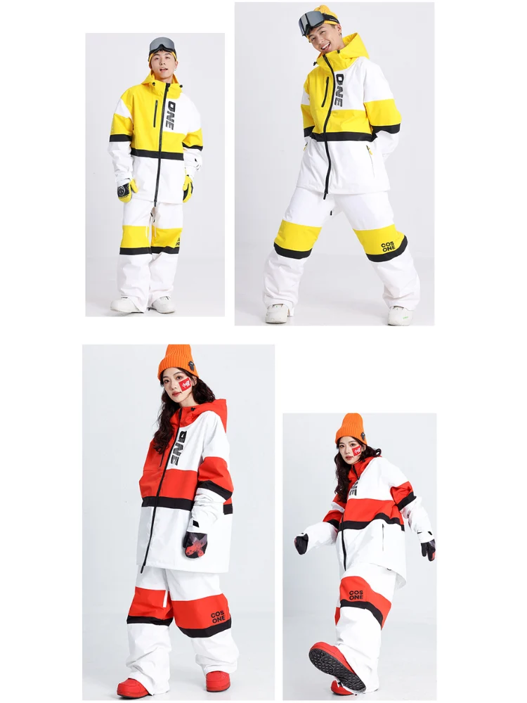 Cosone Glimmer Baggy Style Outdoor Snow Pants - Unisex - Image 5