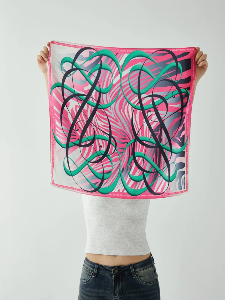 DISOV Pink Maze Bandana - Image 2