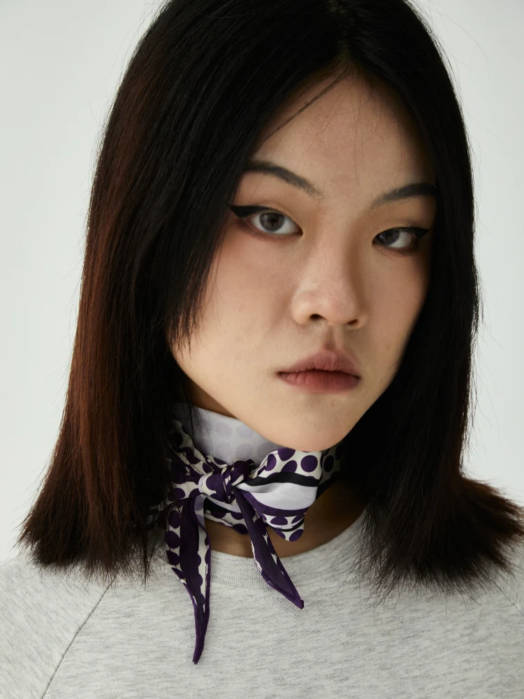 DISOV Purple Dot Butterfly Bandana - Image 5