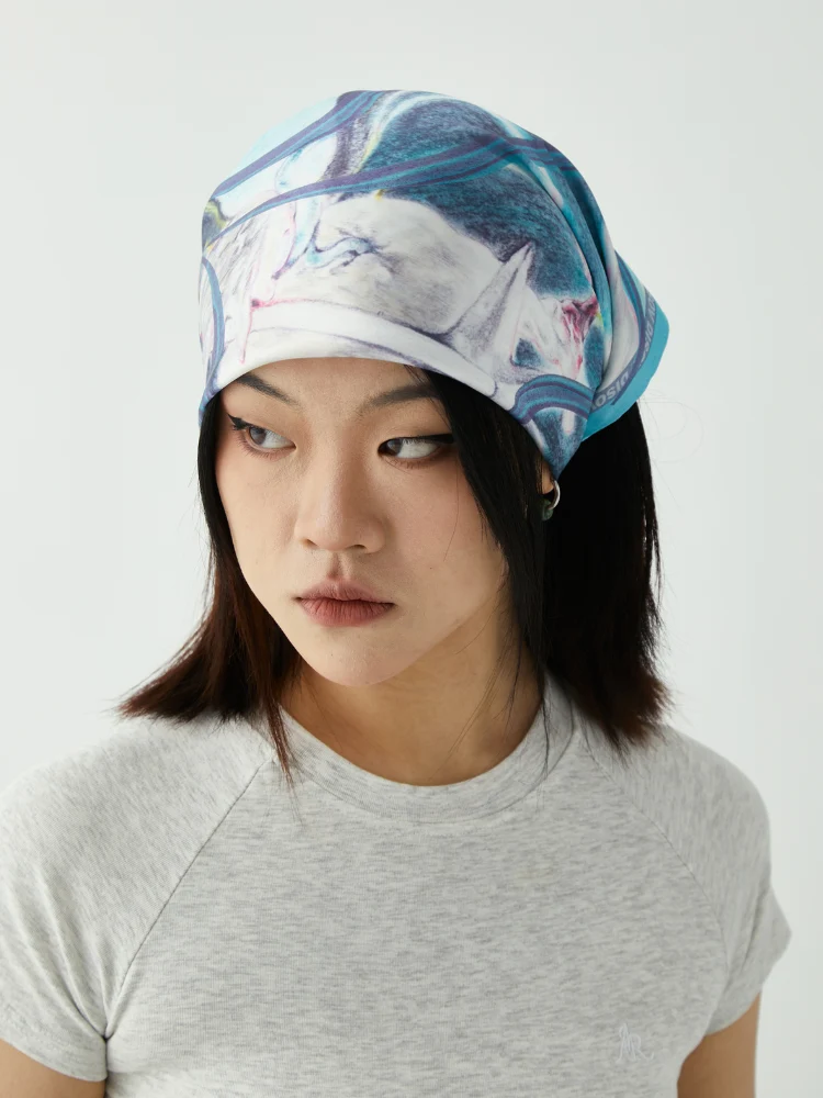DISOV x ZtoA Abstract Print Bandana - Image 2