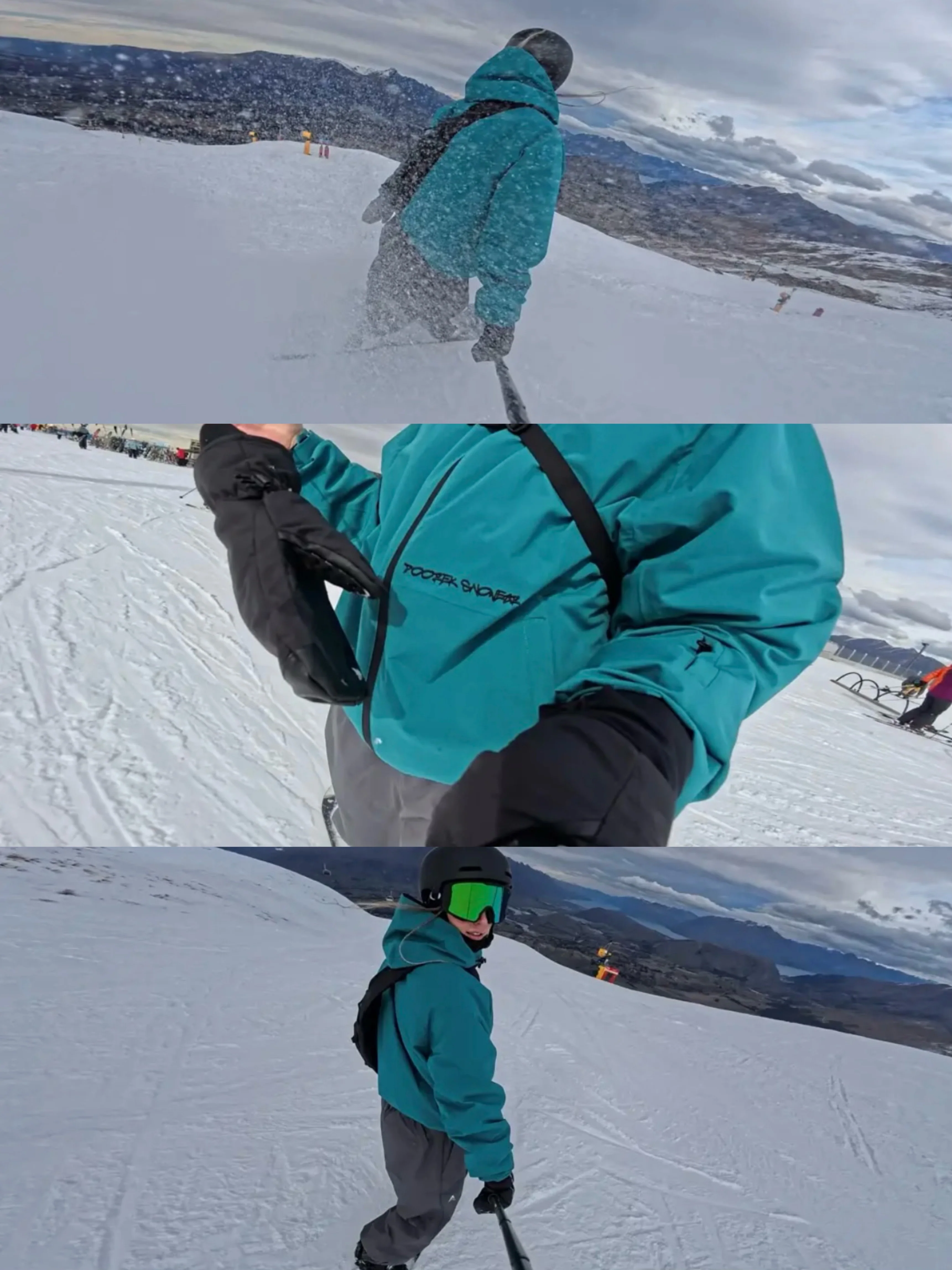 SnoWears Minimalist Baggy Snow Pants - Unisex - Image 11