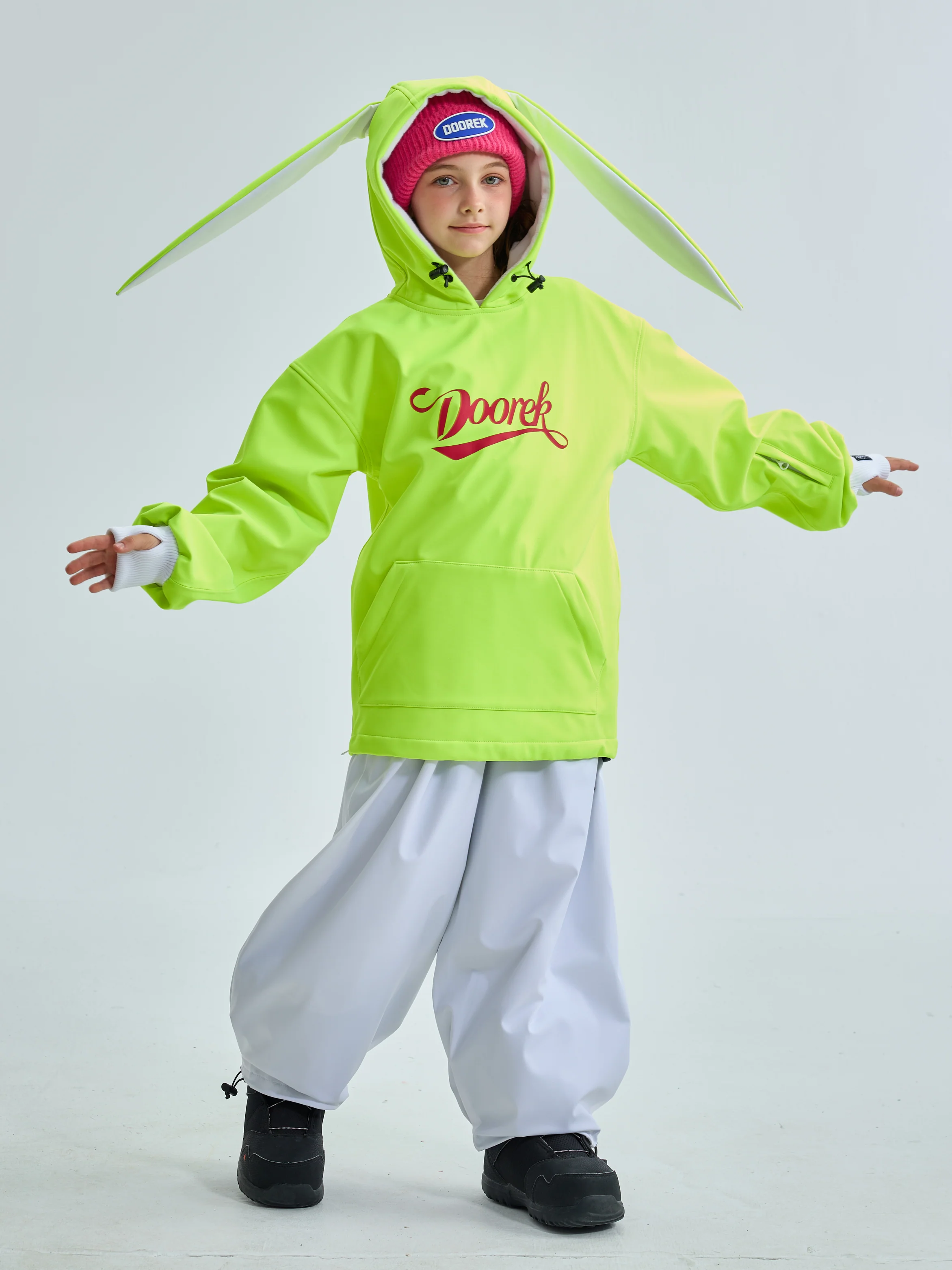 Doorek Kids Bunny Ear 3L Snow Hoodie - Image 19