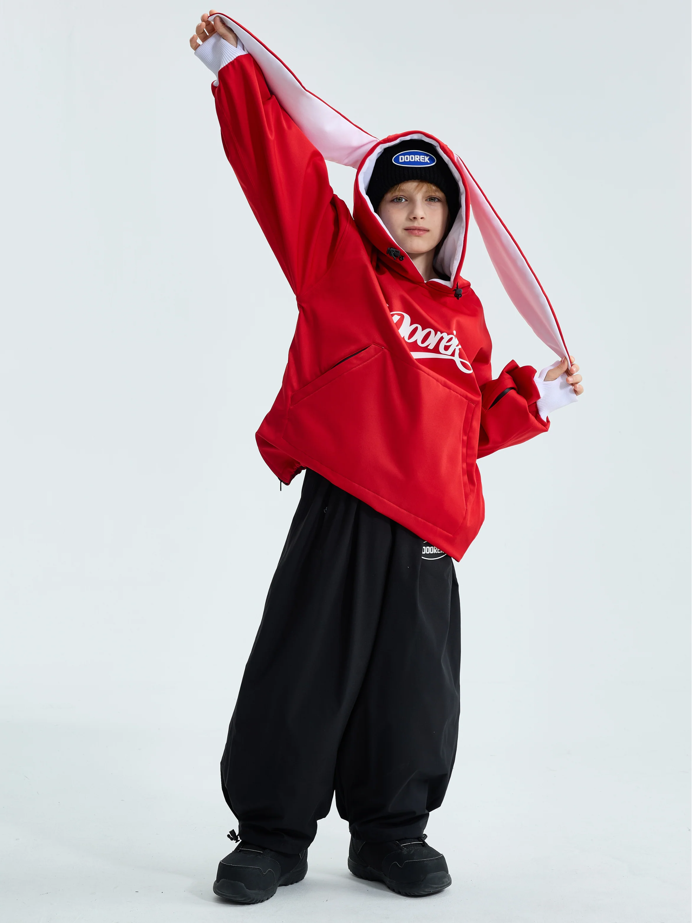 Doorek Kids Bunny Ear 3L Snow Hoodie - Image 5