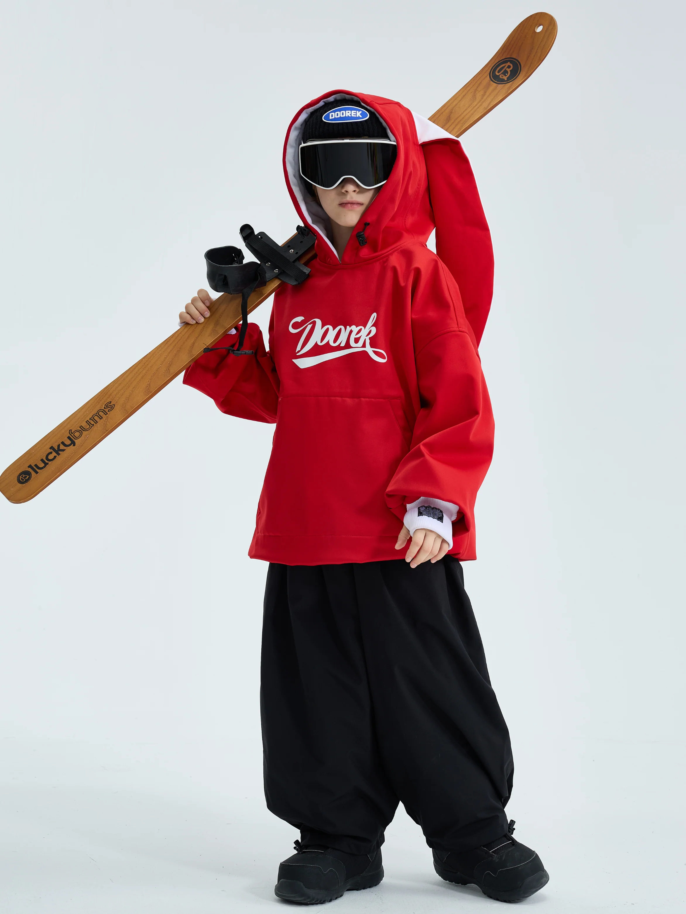 Doorek Kids Bunny Ear 3L Snow Hoodie - Image 6