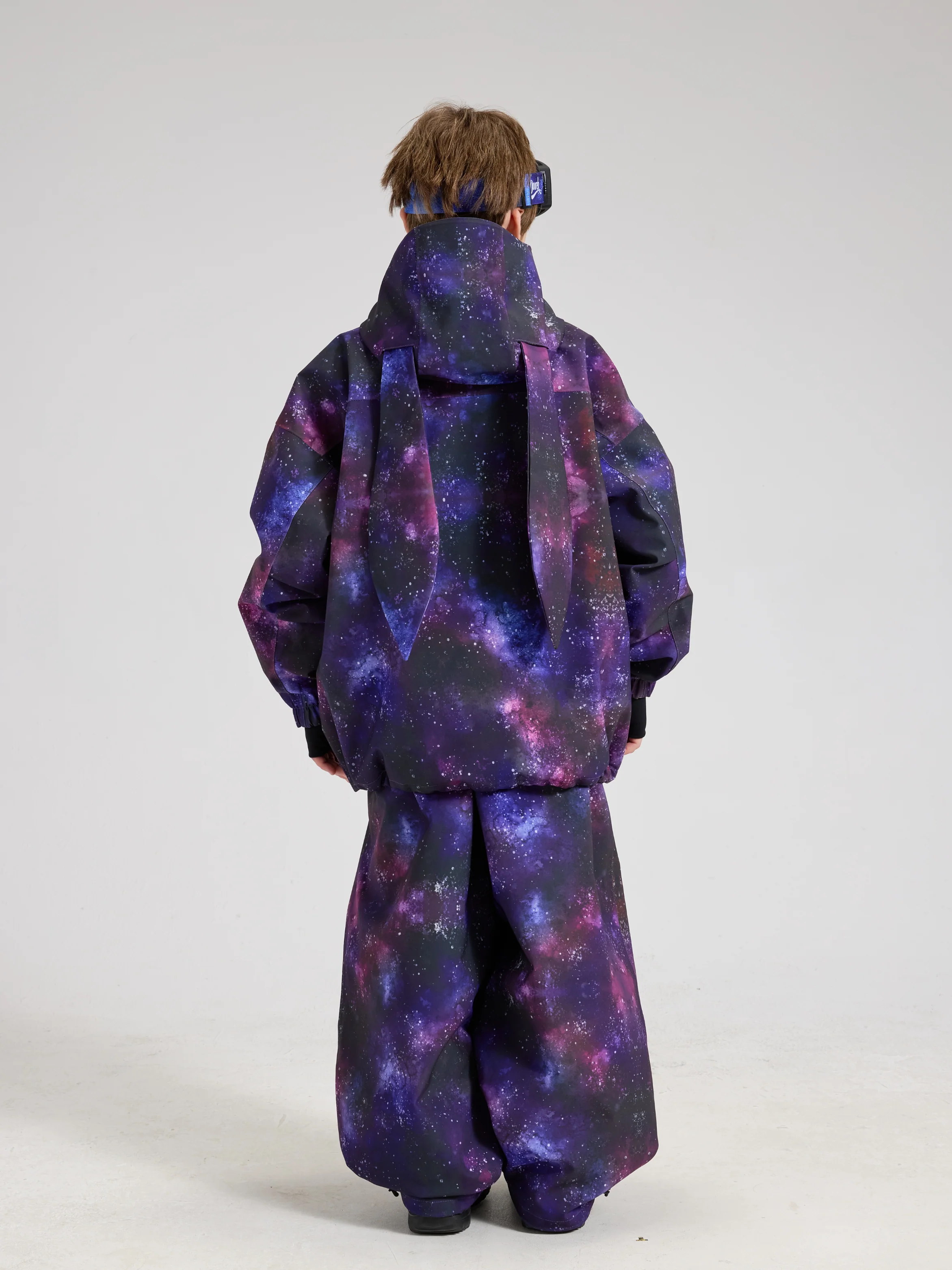 Doorek Kids Bunny Ears Galaxy Snow Jacket - Image 9