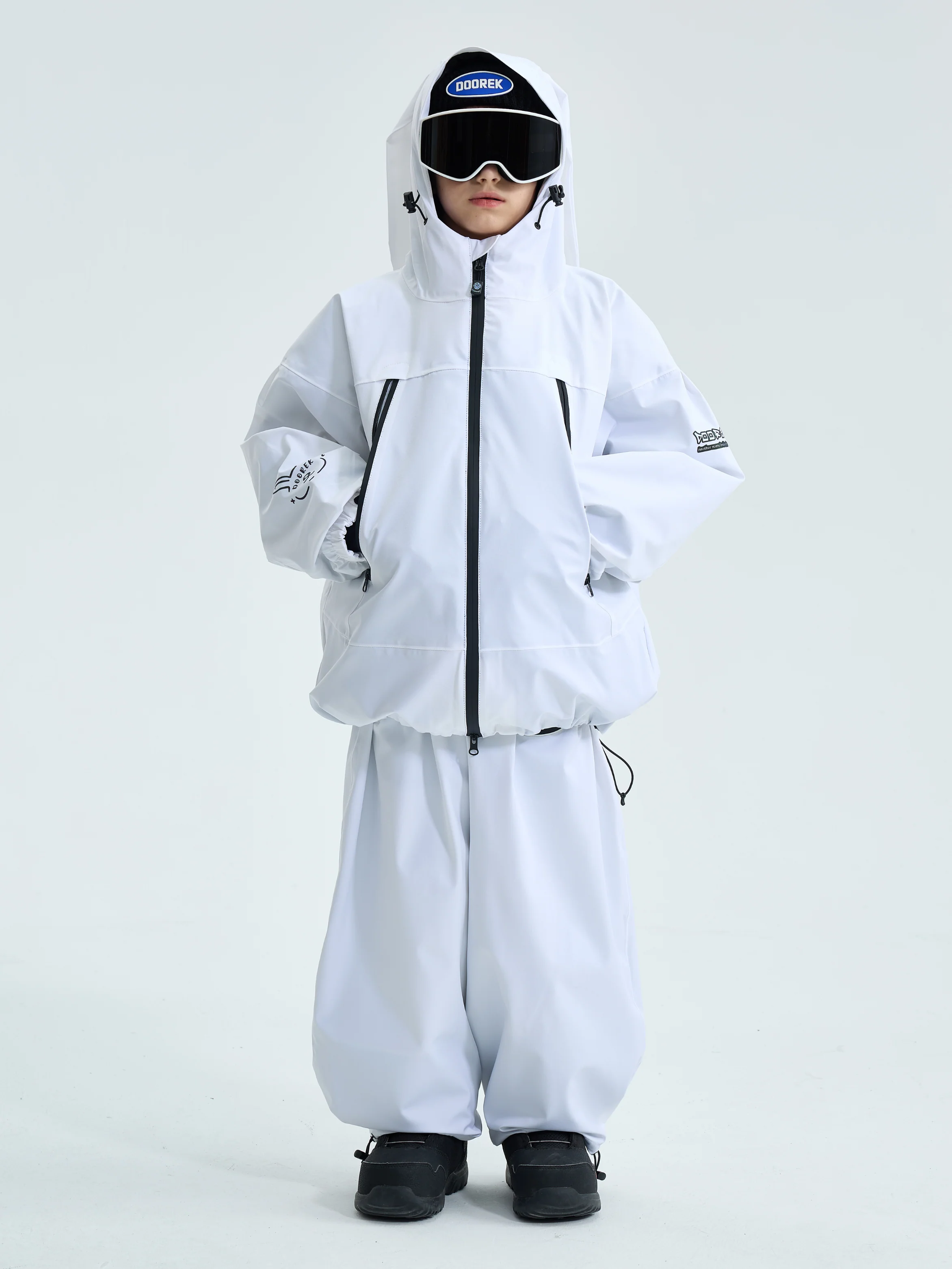 Doorek Kids Detachable Rabbit Ears Hooded Snow Suits - Image 5