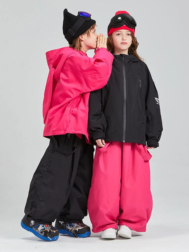 Doorek Kids Detachable Rabbit Ears Hooded Snow Jacket - Image 6