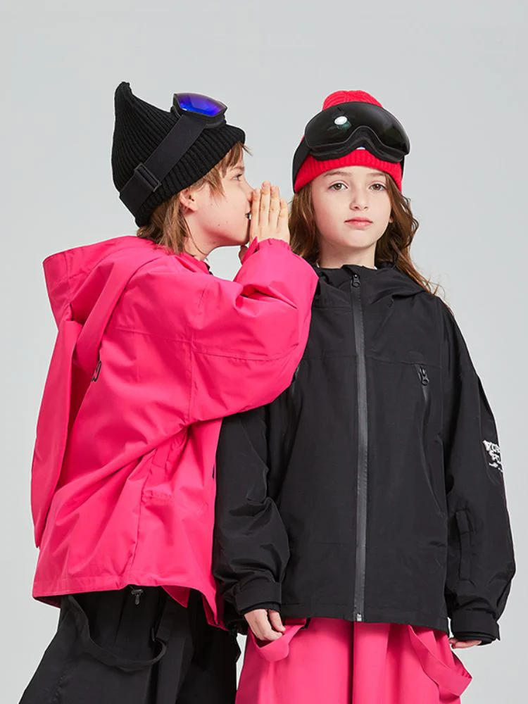 Doorek Kids Detachable Rabbit Ears Hooded Snow Jacket - Image 7