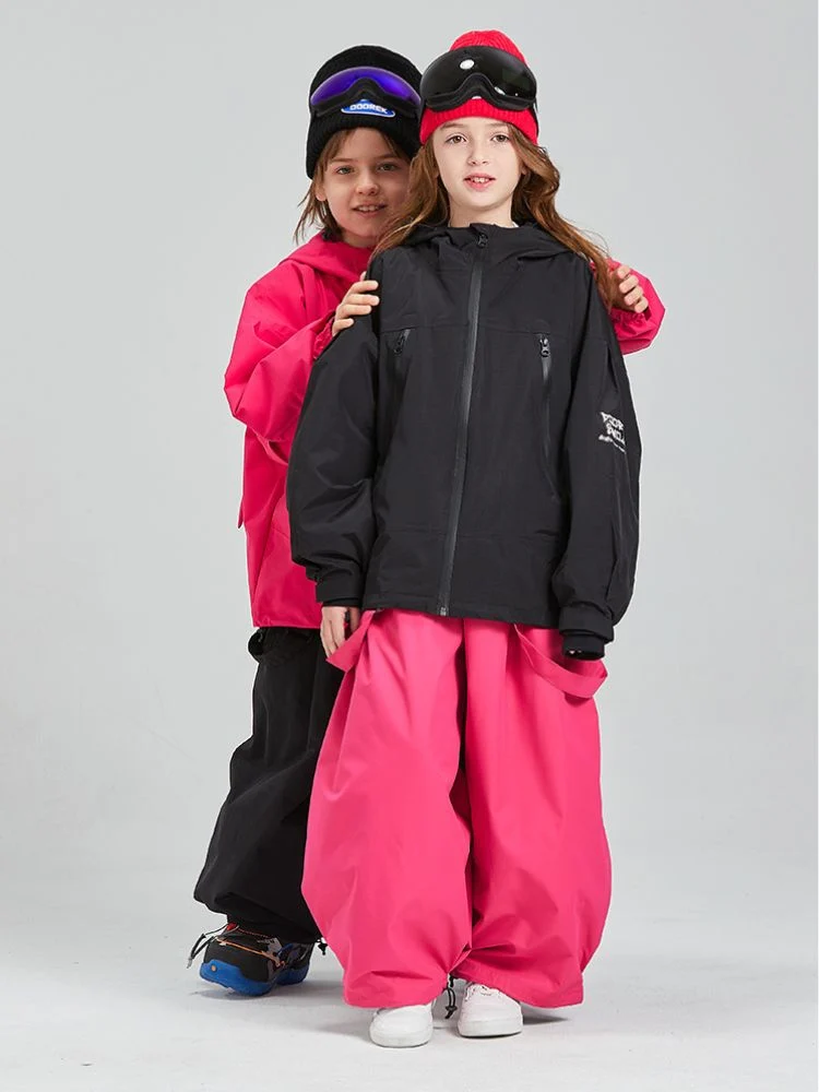 Doorek Kids Detachable Rabbit Ears Hooded Snow Jacket - Image 10