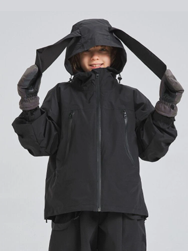 Doorek Kids Detachable Rabbit Ears Hooded Snow Suits - Image 15
