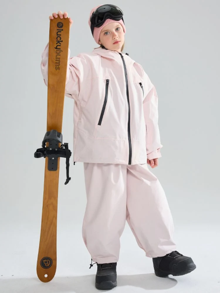 Doorek Kids Detachable Rabbit Ears Hooded Snow Suits - Image 20